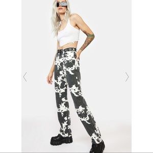 Momokrom x Dollskill Cow Print Jeans